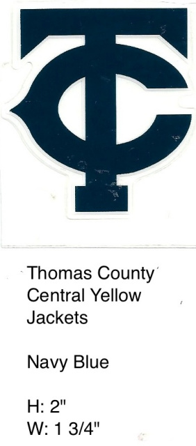 Thomas County Central Yellow Jackets HS (GA) TC navy